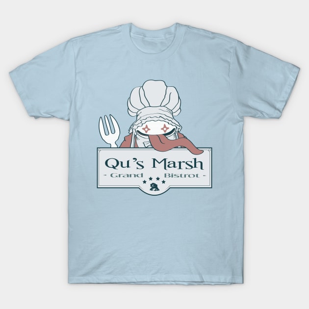 Qu's Marsh Grand Bistrot T-Shirt by Ruwah